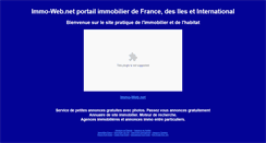 Desktop Screenshot of immo-web.net