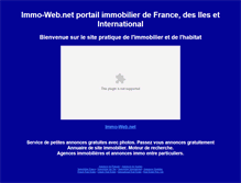 Tablet Screenshot of immo-web.net